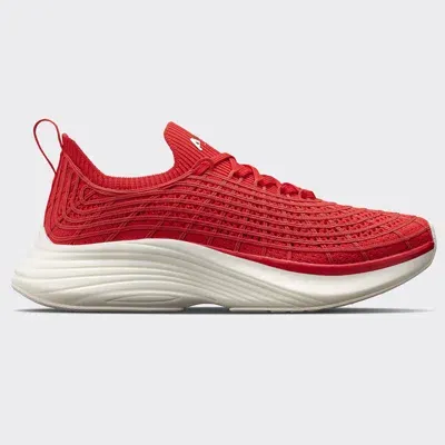 Apl Athletic Propulsion Labs Techloom Zipline Sneakers In Red/ivory