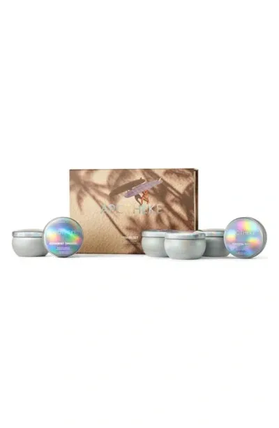 Apotheke Set Of 6 Mini Scented Candle Travel Tins In Iridescent