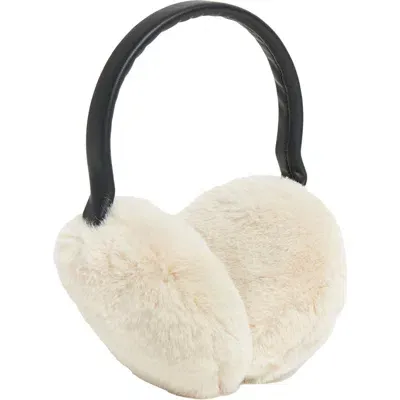 Apparis Esme Faux Fur Earmuffs In White