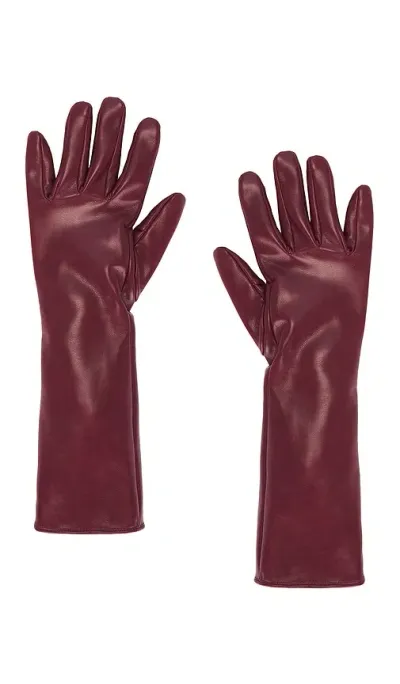 Apparis Gwen Gloves In Crimson