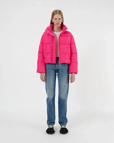 Apparis Kat Funnel-neck Puffer Jacket In Pink