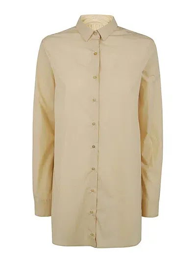 Apuntob Oversize Shirt In Brown