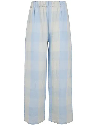 Apuntob Elastic Pants In Blue