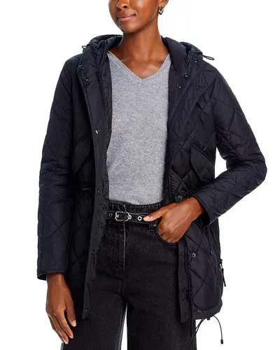 Aqua Delancey Quilted Jacket - Exclusive In Black