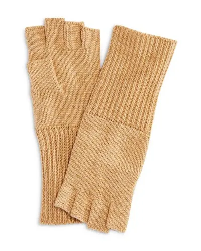 Aqua Fingerless Gloves - Exclusive In Camel