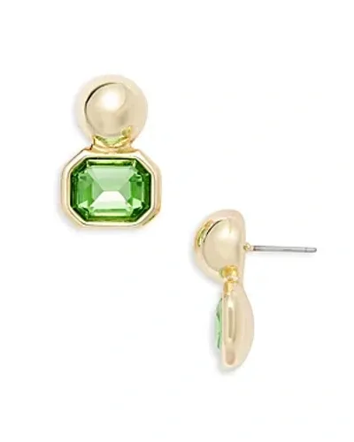 Aqua Gem Earrings - Exclusive In Green/white