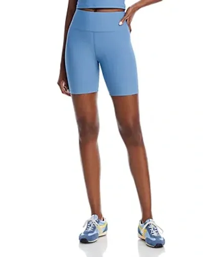 Aqua High Rise Bicycle Shorts - 100% Exclusive In Coronet Blue