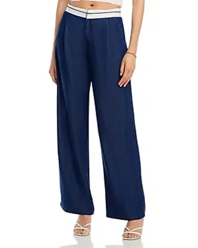 Aqua High Rise Wide Leg Jeans In Indigo - Exclusive