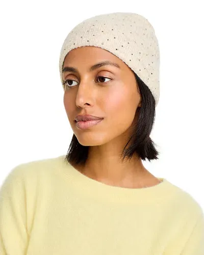 Aqua Mini Studs Cuff Hat - Exclusive In Taupe