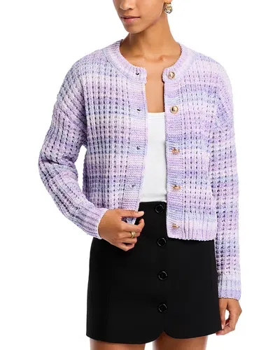 Aqua Solanda Cardigan Sweater - Exclusive In Mauve