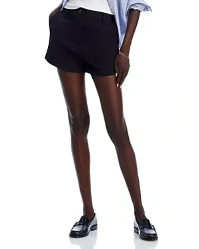 Aqua Twill Shorts - Exclusive In Black