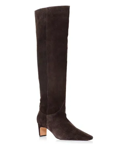 Aqua Women's Heris High Heel Boots - Exclusive In Brown