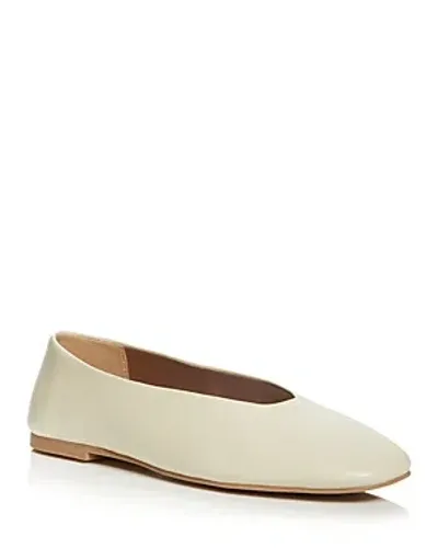 Aqua Women's Jade Ballet Flats - Exclusive In Bone