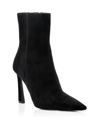 Aqua Women's Leona Pointed Toe High Heel Ankle Boots - Exclusive In Black