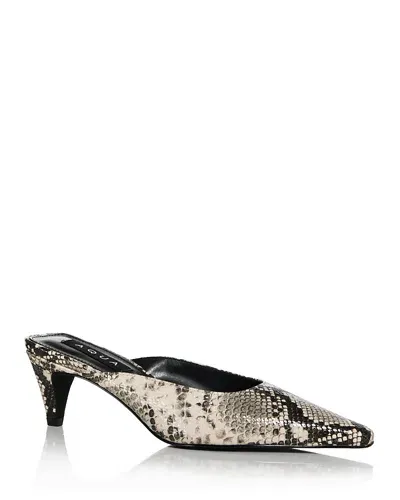 Aqua Women's Terry Pointed Pumps - Exclusive In Snake