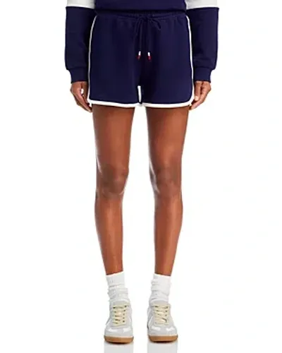 Aqua X Venus Williams Shorts With Piping - Exclusive In Navy