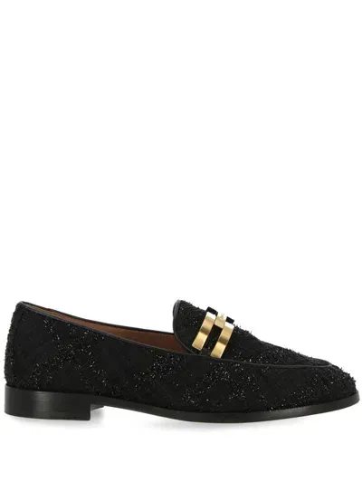 Aquazzura Flats In Black