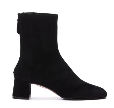 Aquazzura Saint Honore Booties In Nero