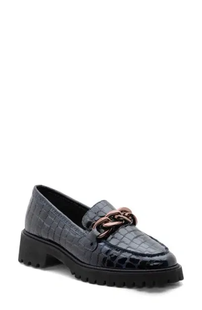 Ara Kiana Bit Loafer In Midnight Blue