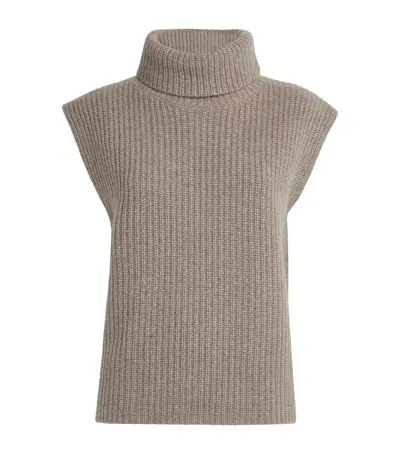 Arch 4 Cashmere Emily Sweater Vest In Grey