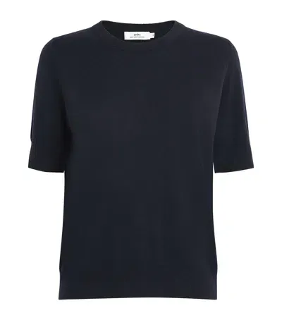 Arch 4 Cashmere Logan T-shirt In Navy