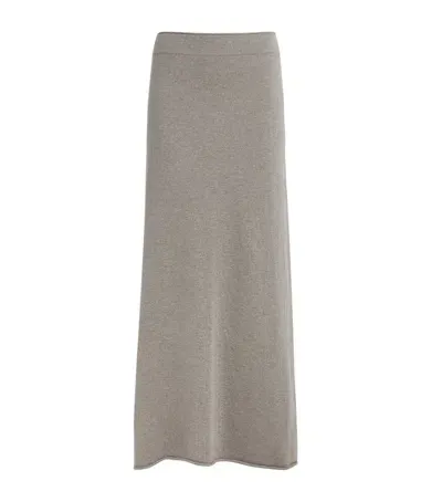 Arch 4 Cashmere Parker Maxi Skirt In Grey