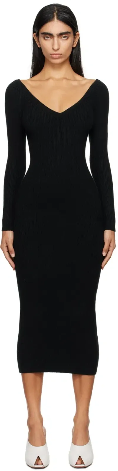 Arch4 Black Bridgewater Midi Dress