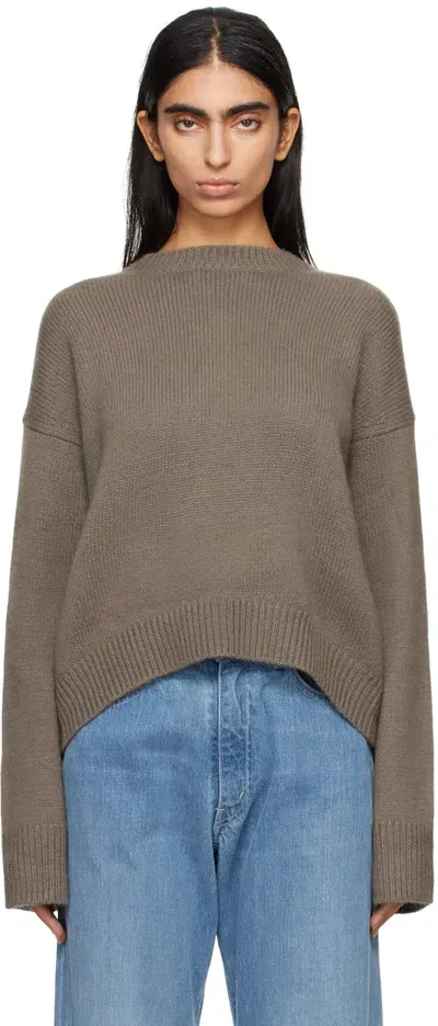 Arch4 Brown 'the Ivy' Sweater In Shitake