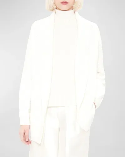 Arch4 Chantel Cashmere Shawl-collar Cardigan In Ivory