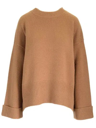 Arch4 Knightsbridge Cashmere Knit Sweater In Brown