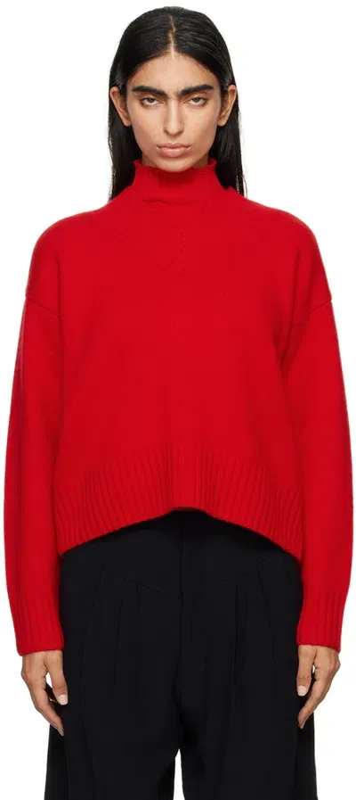 Arch4 Red Andrea Sweater In Postbox Red