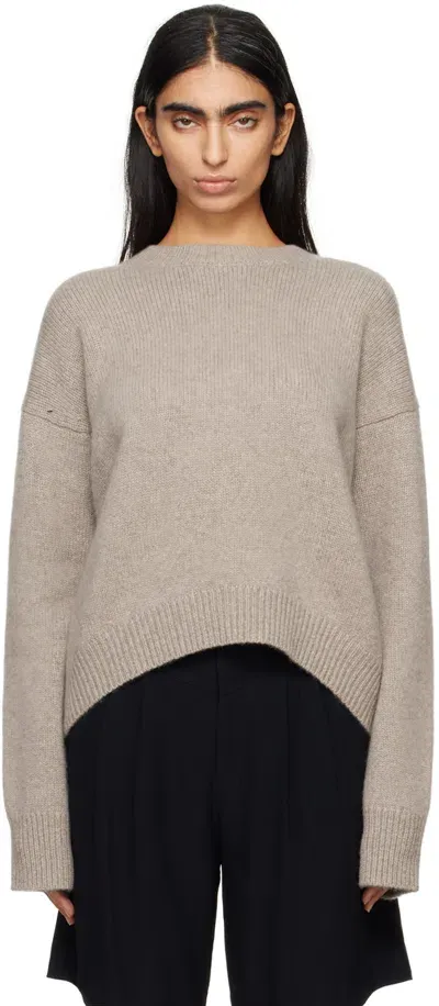 Arch4 Taupe 'the Ivy' Sweater In Storm Quartz