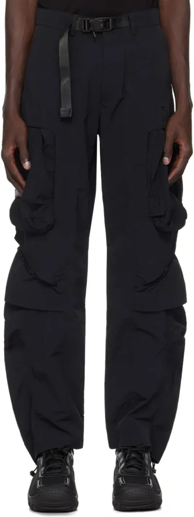 Archival Reinvent Black Hidden Worker Cargo Pants