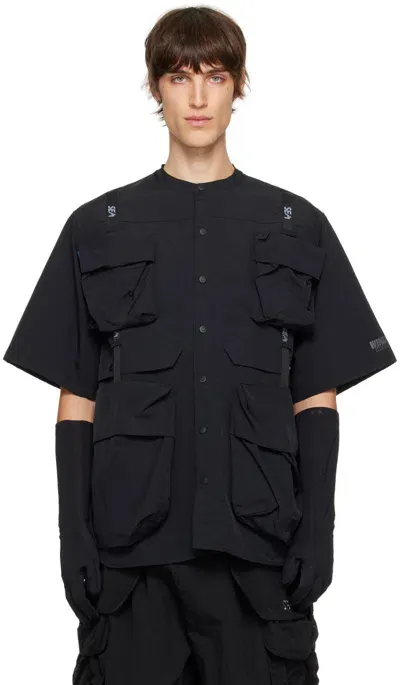 Archival Reinvent Black Wind And Sea Edition Military Bags Shirt