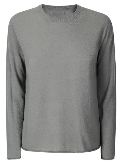 Archiviob Pull Girocollo Garza Mix Cashmere In Grey