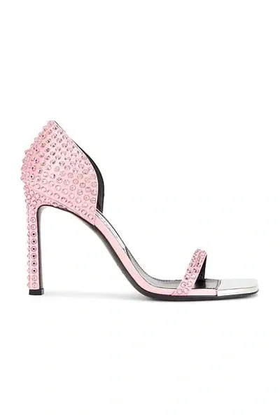 Area X Sergio Rossi 95 Sandal In Light Rose