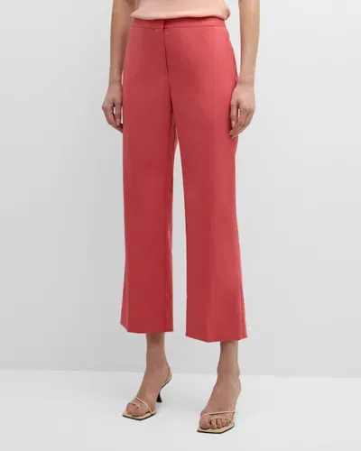 Argent Kick Flare Seasonless Wool Pants In Salmon