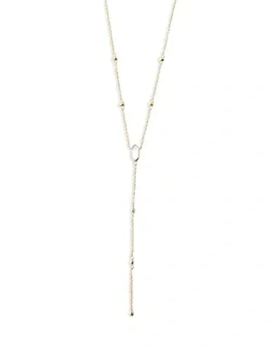 Argento Vivo Mother Of Pearl Y Necklace, 16 In Gold