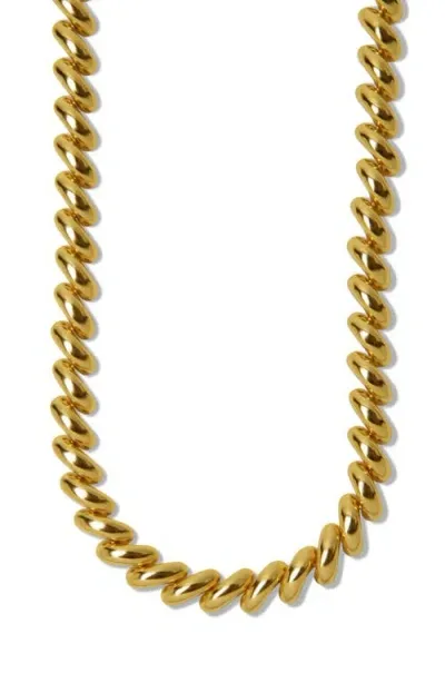 Argento Vivo Sterling Silver Mini San Marco Necklace In Gold