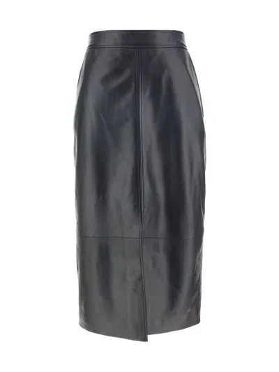 Arma Leather Arkina Skirt In Black