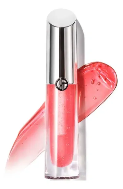 Armani Collezioni Prisma Glass High Shine Lip Gloss In 04 Cherry Glaze