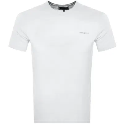 Armani Collezioni Emporio Armani Logo T Shirt White