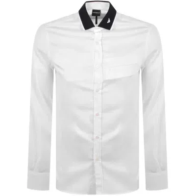 Armani Collezioni Emporio Armani Long Sleeve Shirt White