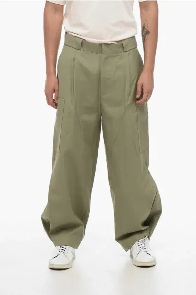 Armani Collezioni Emporio Single-pleated Balloon Fit Cargo Pants