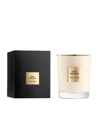 Armani Collezioni Privé Bois D'encens Candle In Neutral