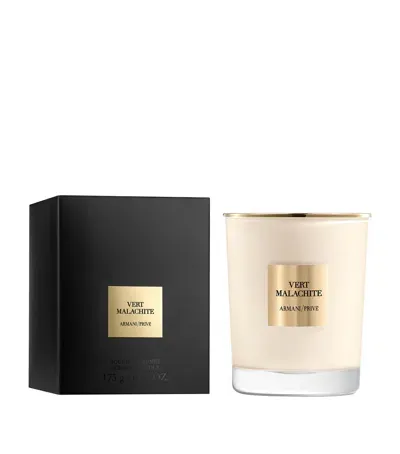 Armani Collezioni Privé Malachite Candle In Neutral