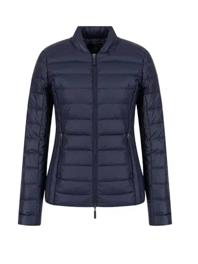 Armani Exchange Blue Down Jacket