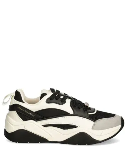 Armani Exchange Chunky Trainers In White