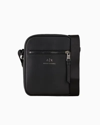 Armani Exchange Crossbody Bag With Logo In Black