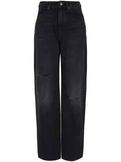 Armani Exchange J38 Jeans In Black